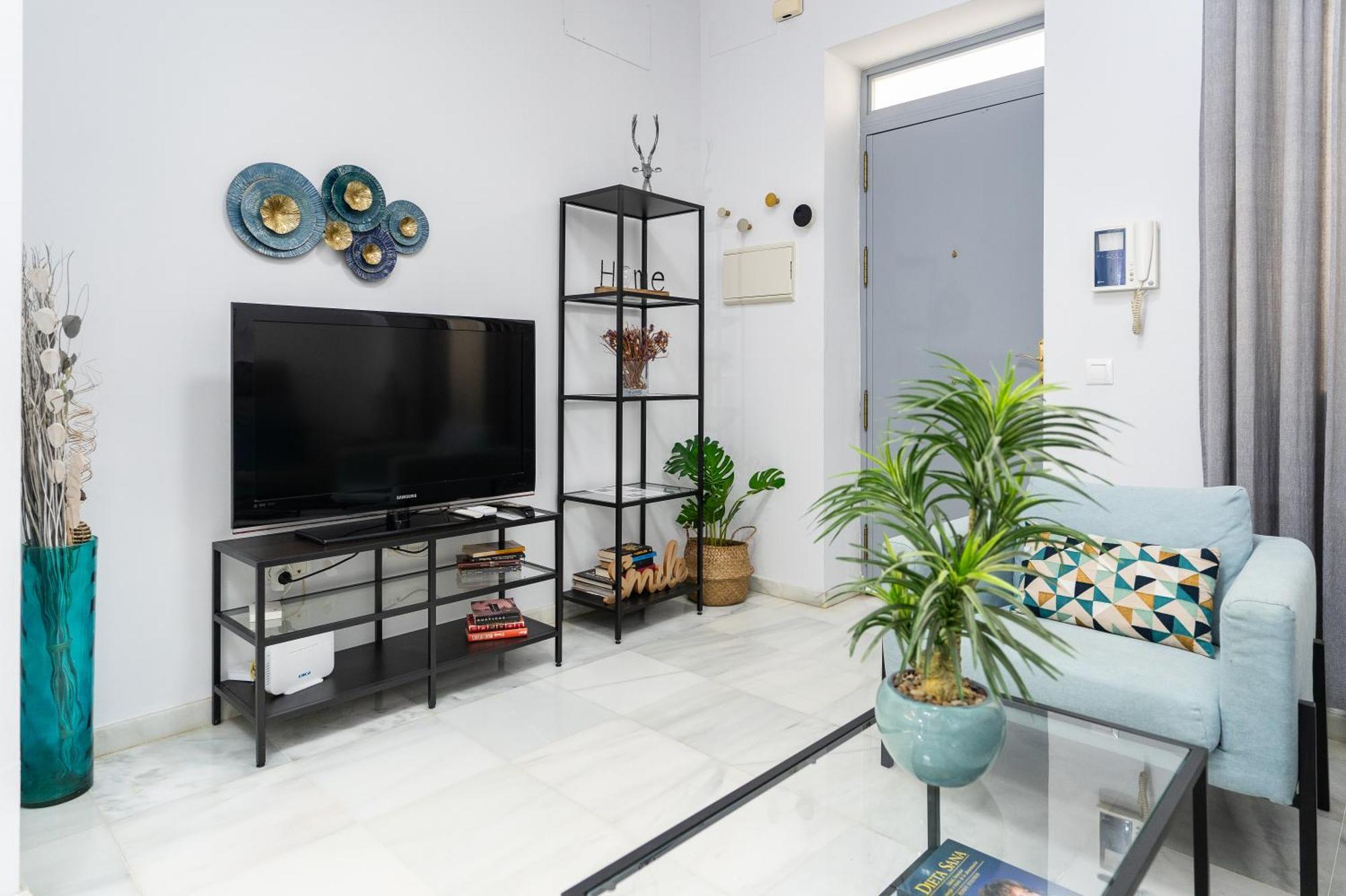 Apartamento Triana Deluxe Con Patio Privado Sevilla Buitenkant foto