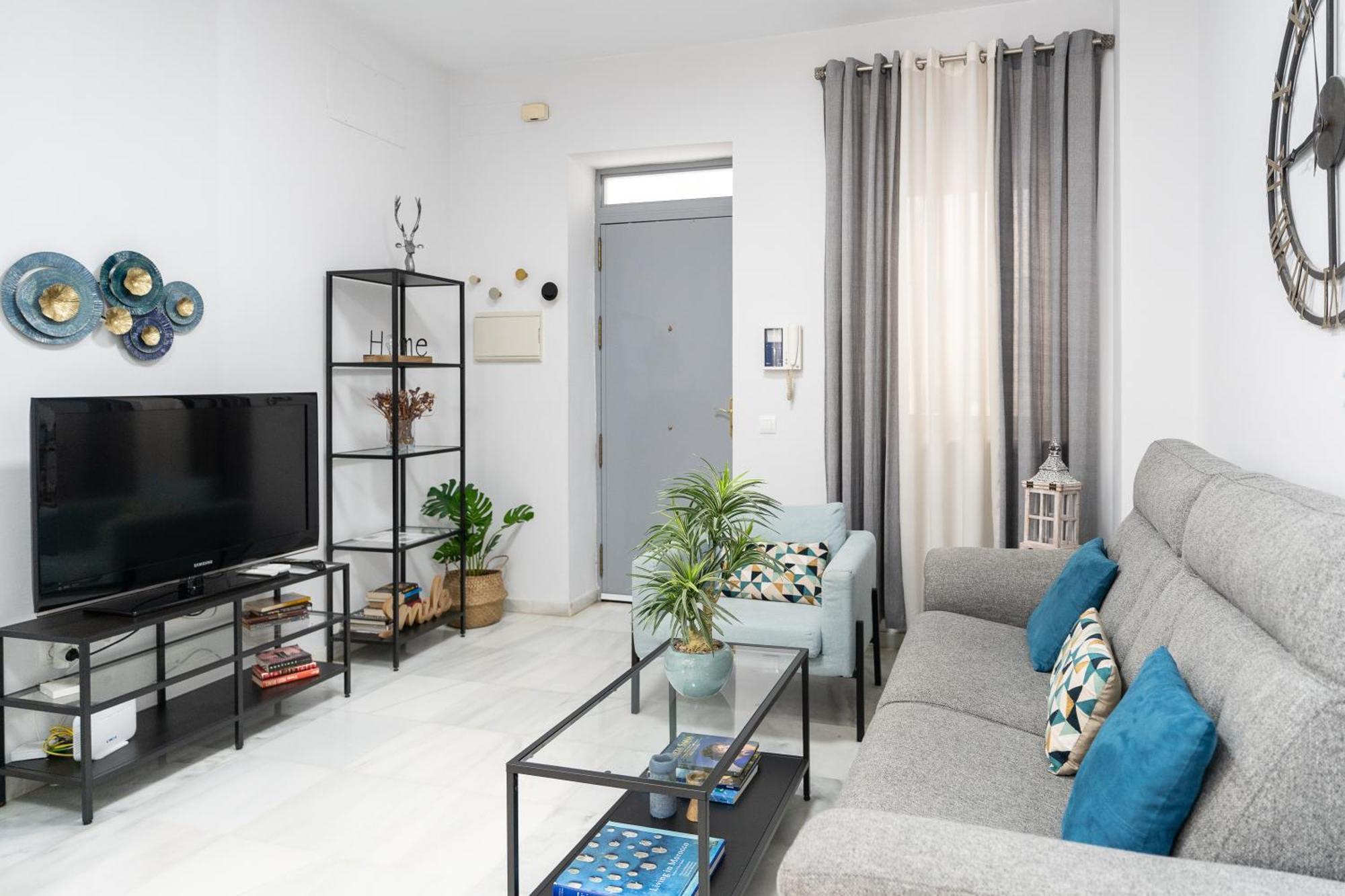 Apartamento Triana Deluxe Con Patio Privado Sevilla Buitenkant foto