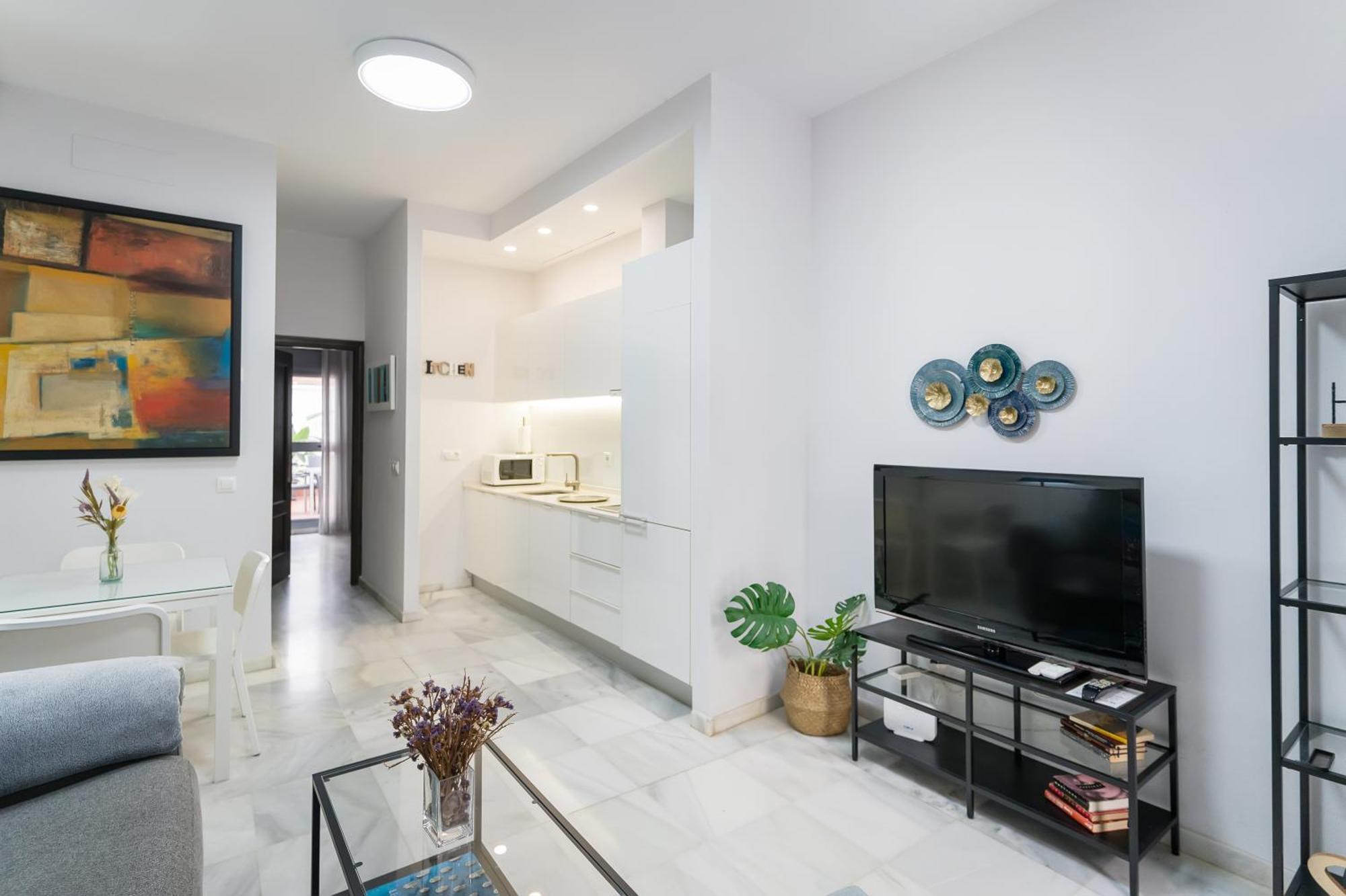 Apartamento Triana Deluxe Con Patio Privado Sevilla Buitenkant foto